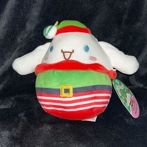 NWT Squishmallow Sanrio CINNAMOROLL Elf Christmas Holiday Christmas 8”